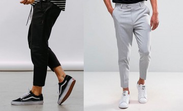 Quần âu phối giày sneaker chuẩn phong cách, chất cá tính