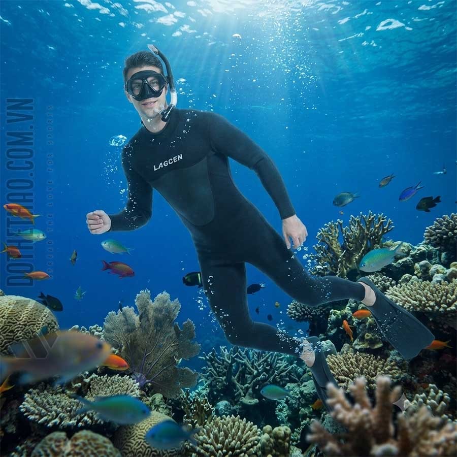 Đồ bơi liền thân giữ nhiệt Westsuit 2.5mm - Ảnh 2