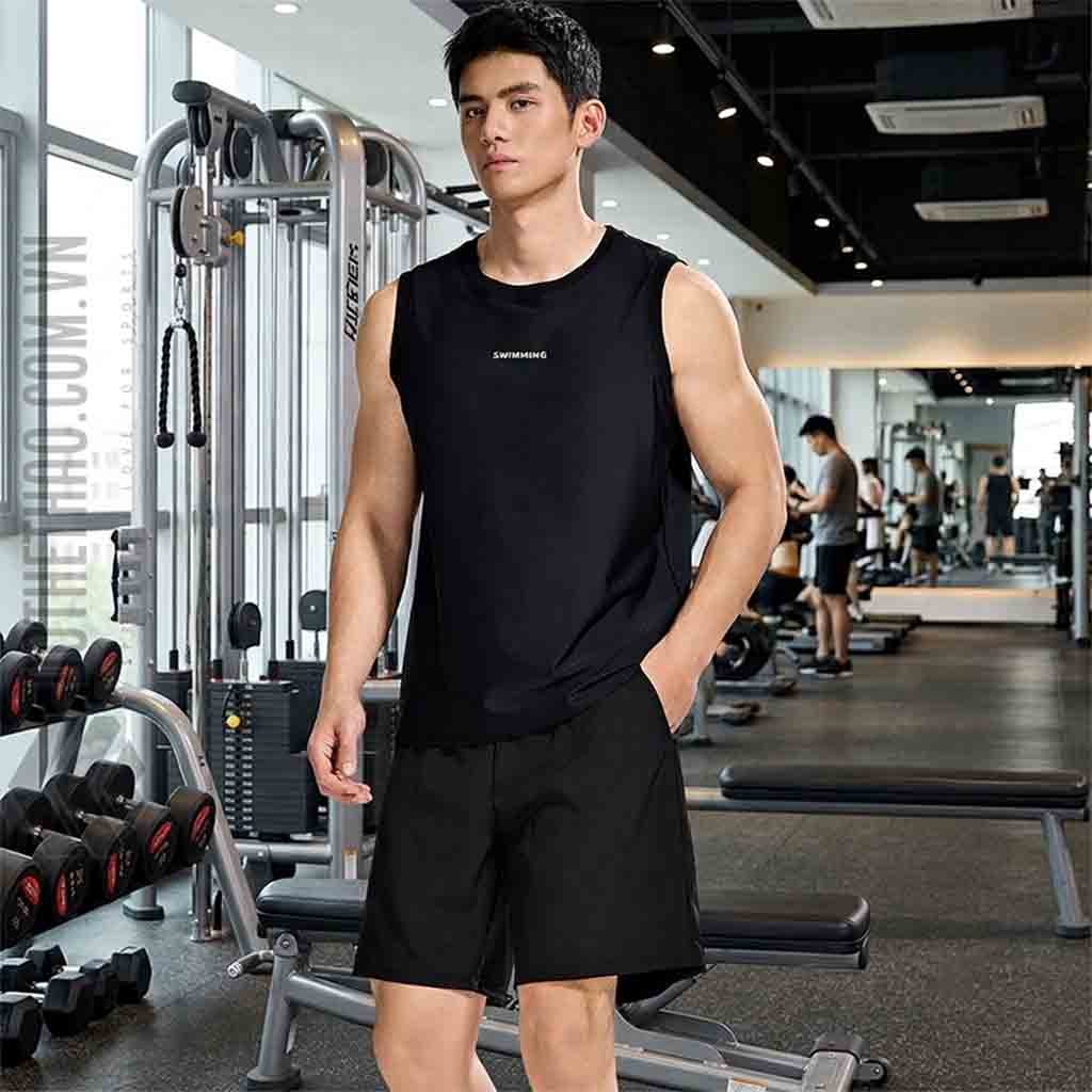 Set đồ tập gym nam cao cấp - Ảnh 0